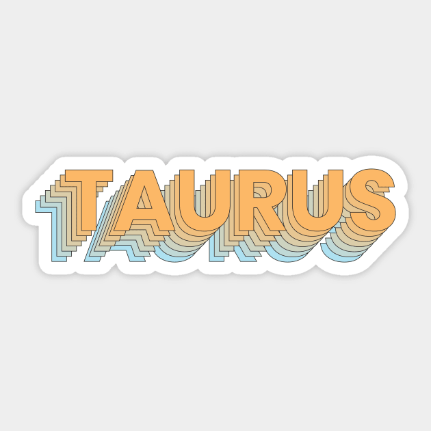 Taurus Sticker by gnomeapple